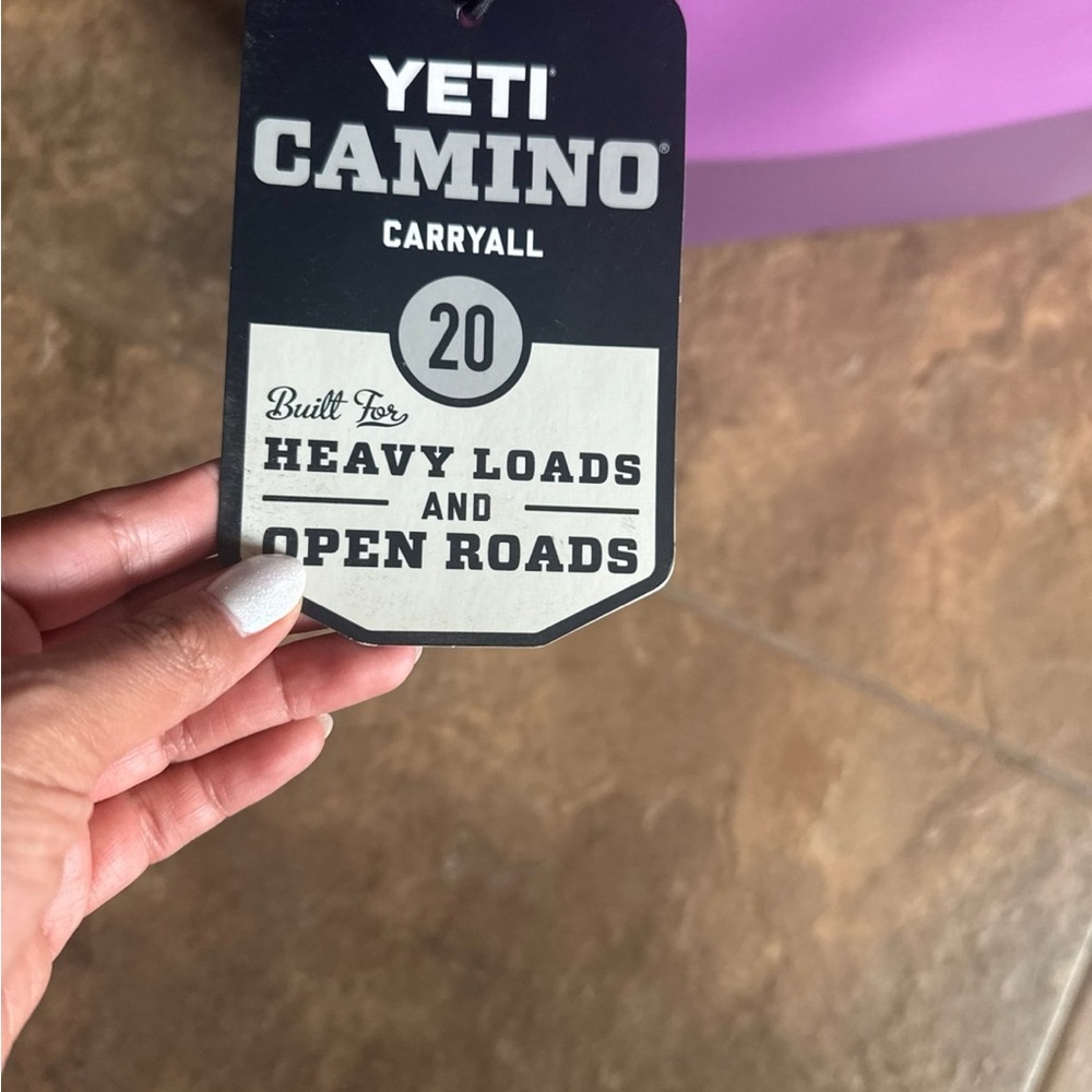 YETI Purple Camino 20 tote Bag - Picture 3 of 6